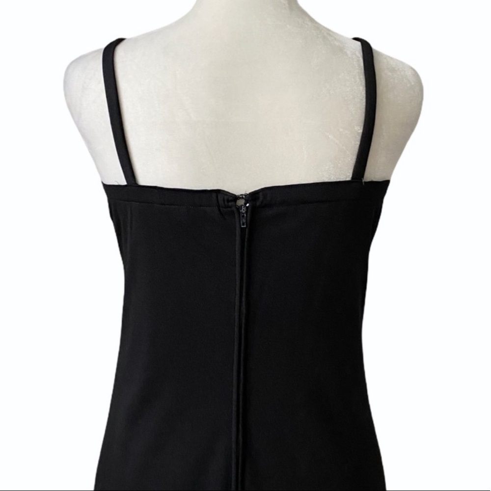 Vintage 90s Neiman Marcus Formal Black Dress - long cocktail - women’s small - Picture 7 of 13